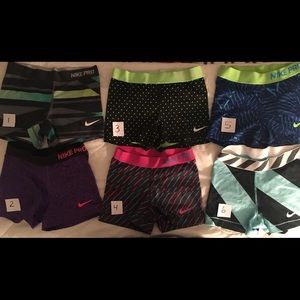 3.5 Nike Pro Shorts